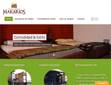 Tablet Screenshot of cabanamakarios.com